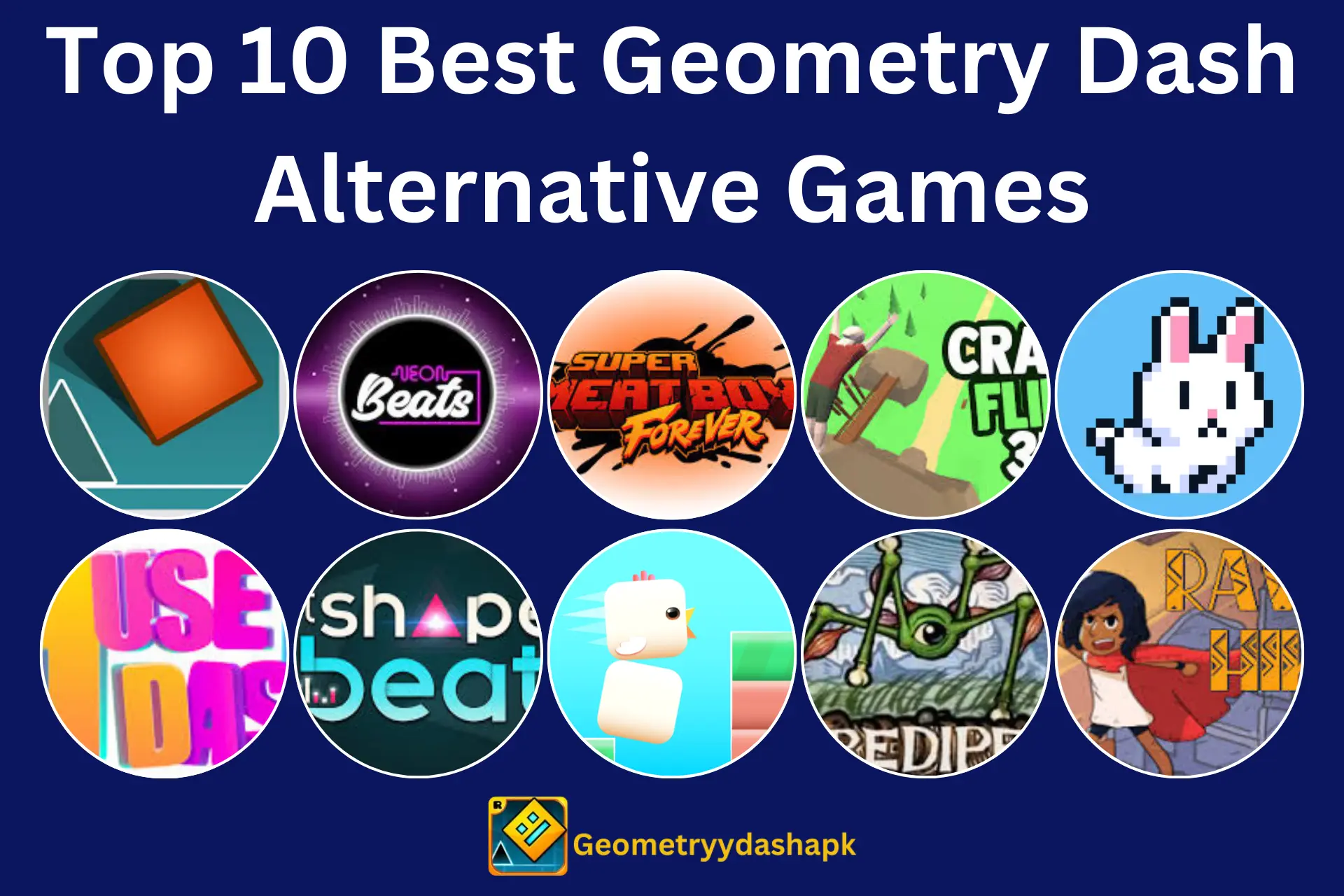 Los 10 mejores juegos alternativos a Geometry Dash